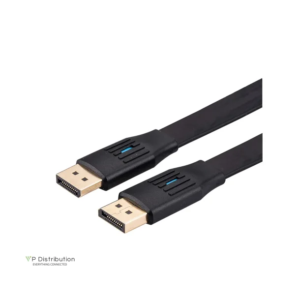 VALUE DisplayPort Cable v1.4, Flat, M/M, 1m