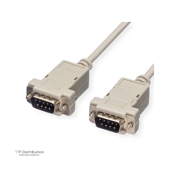 VALUE RS232 Cable, DB9 M/M, 1.8m