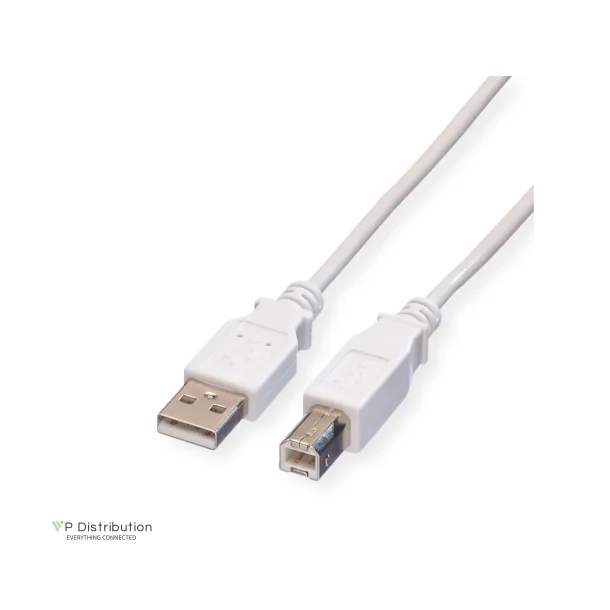 VALUE USB2.0 Cable, A - B, M/M, 0.8m