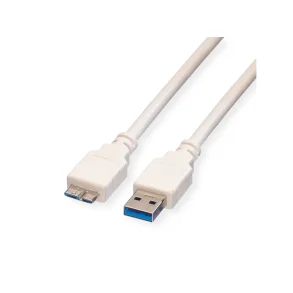 VALUE USB3.2 Gen1 Cable, A - Micro B, M/M, 0.15m