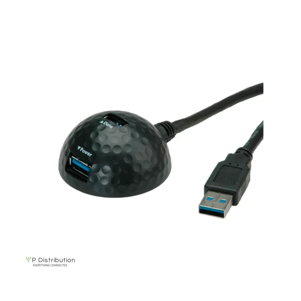 VALUE USB3.2 Gen1 "DOME" Cable, black, 1.5m