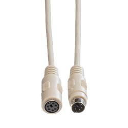 ROLINE PS/2 Cable, M - F, 10 m