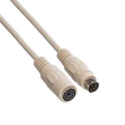 ROLINE PS/2 Cable, M - F, 10 m