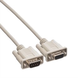 ROLINE RS232 Cable, DB9 M - F, 1.8 m