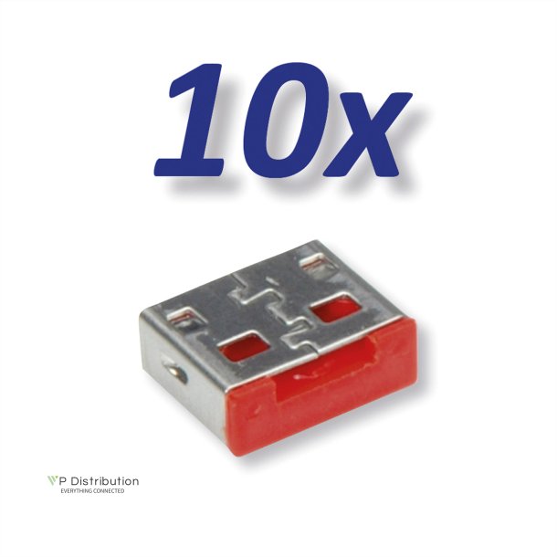 ROLINE USB-A Port Lock / Blocker 10x USB for 11.02.8330