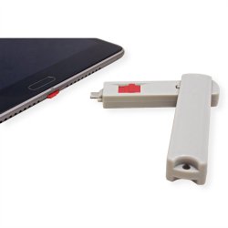 ROLINE USB Type C Port Blocker, 1x lock and 1x key