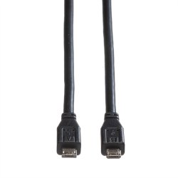 ROLINE USB 2.0 Cable, Micro A - Micro B, M/M, 1.8 m