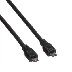 ROLINE USB 2.0 Cable, Micro A - Micro B, M/M, 1.8 m