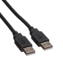 ROLINE USB 2.0 Cable, A - A, M/M, black, 4.5 m