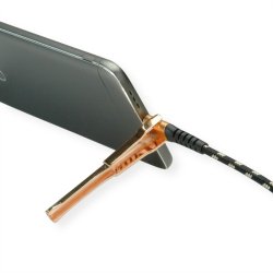 ROLINE GOLD Lightning to USB Cable for iPhone, iPod, iPad, with Smartphone support function, 1 m