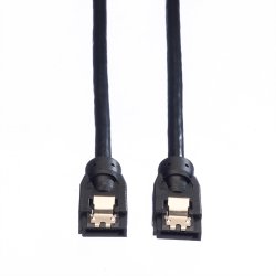 ROLINE Internal SATA 6.0 Gbit/s Cable with Latch, 0.5 m