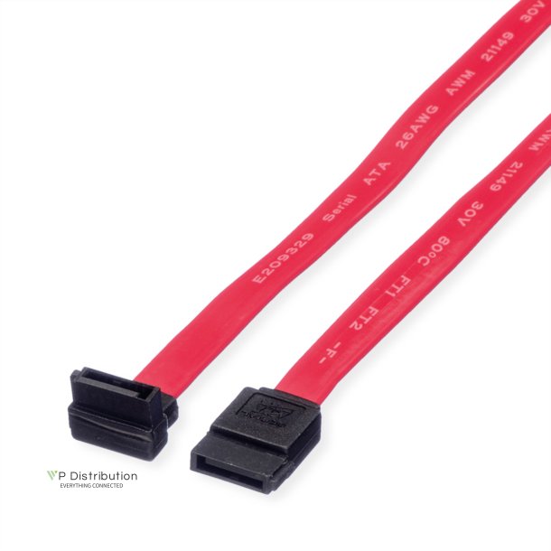 ROLINE Internal SATA 3.0 Gbit/s Cable, angled, 0.5 m