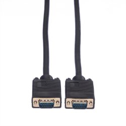 ROLINE HQ VGA Cable, HD15, M/M, 2 m