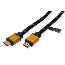 ROLINE GOLD HDMI High Speed Cable, M/M, 5 m