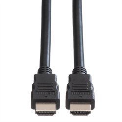ROLINE GREEN HDMI High Speed Cable, M/M, black, 5 m