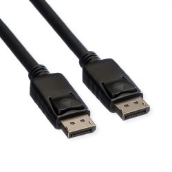 ROLINE DisplayPort Cable, DP-DP, M/M, black, 5 m