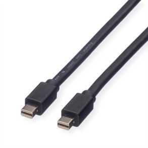 ROLINE DisplayPort Cable, Mini DP - Mini DP, M/M, black, 3 m