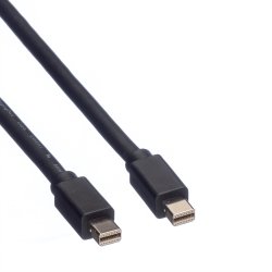 ROLINE DisplayPort Cable, Mini DP - Mini DP, M/M, black, 2 m