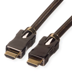 ROLINE HDMI Ultra HD Cable + Ethernet, M/M, black, 3 m