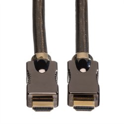 ROLINE HDMI Ultra HD Cable + Ethernet, M/M, black, 1.5 m