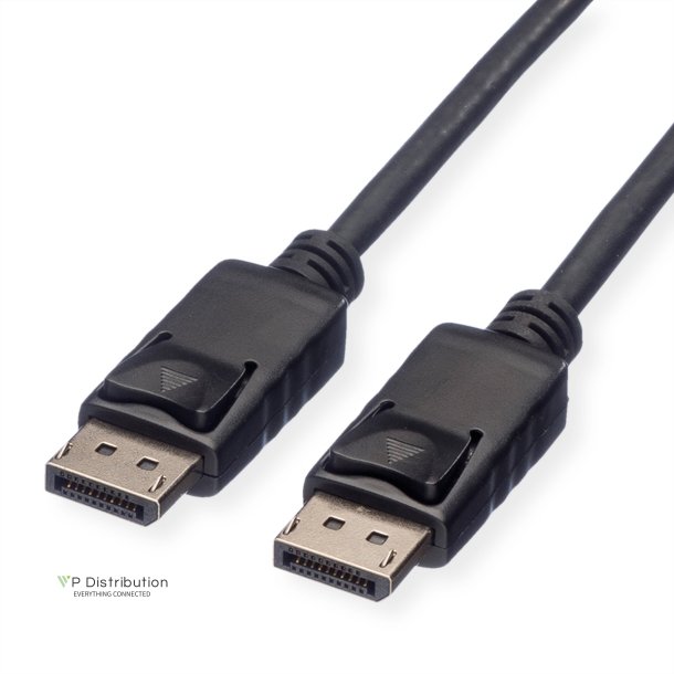 ROLINE DisplayPort Cable, DP-DP, LSOH, M/M, black, 2 m