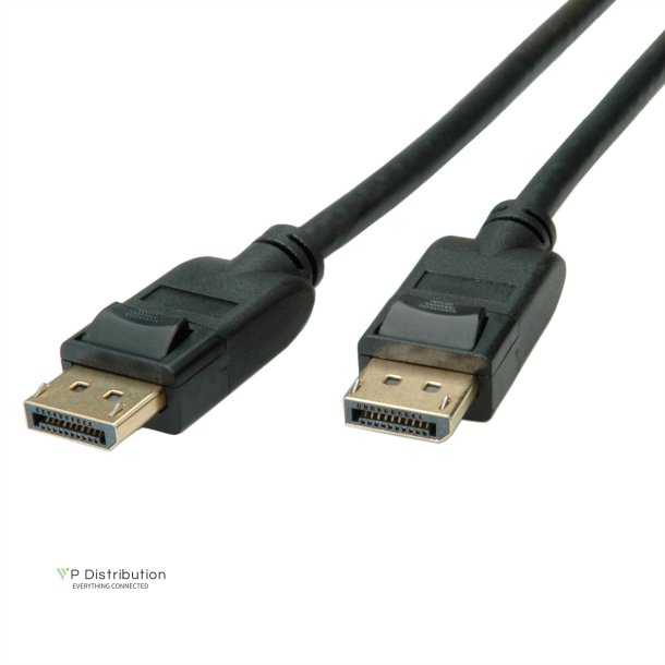 ROLINE DisplayPort Cable, v1.4, DP-DP, M/M, black, 1.5 m