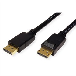 ROLINE DisplayPort Cable, v1.4, DP-DP, M/M, black, 1 m
