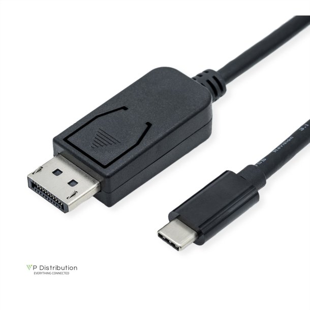 ROLINE Type C - DisplayPort Cable, v1.4, M/M, 1 m