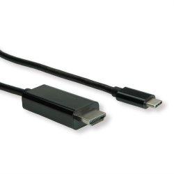 ROLINE Type C - HDMI Cable, M/M, 3 m