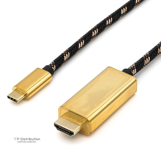 ROLINE GOLD Type C - HDMI Cable, M/M, 1 m