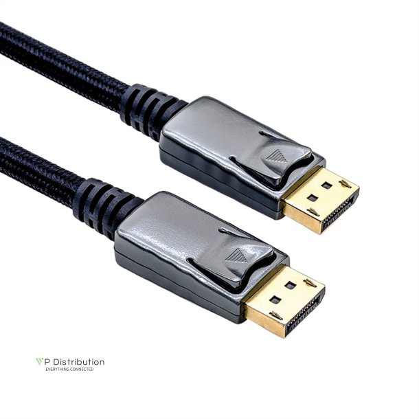 ROLINE DisplayPort Cable, DP-DP, v1.2, M/M, 1 m