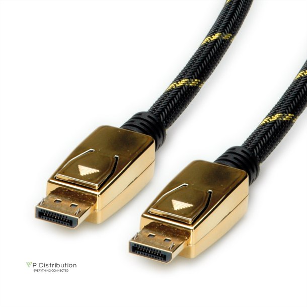 ROLINE GOLD DisplayPort Cable, DP-DP, M/M, 10 m