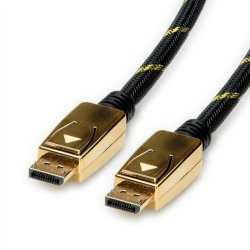 ROLINE GOLD DisplayPort Cable, v1.4, DP-DP, M/M, 1 m