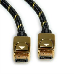 ROLINE GOLD DisplayPort Cable, v1.4, DP-DP, M/M, 2 m