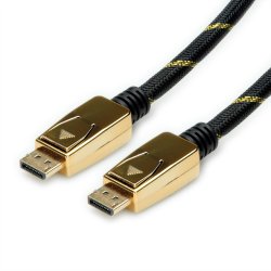 ROLINE GOLD DisplayPort Cable, v1.4, DP-DP, M/M, 1 m