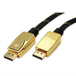 ROLINE GOLD DisplayPort Cable, v1.4, DP-DP, M/M, 2 m