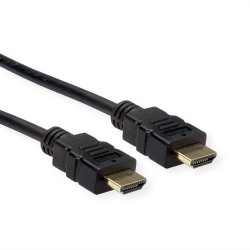 ROLINE HDMI High Speed Cable + Ethernet, TPE, black, 10 m