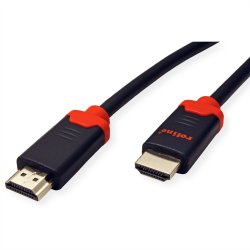 ROLINE HDMI 10K Ultra High Speed Cable, M/M, black, 1.5 m