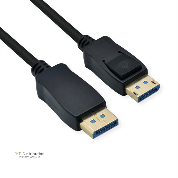 ROLINE DisplayPort Cable, v2.0, DP-DP, M/M, black, 1 m