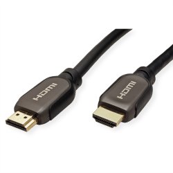 ROLINE ATC HDMI 8K (7680 x 4320) Ultra HD Cable + Ethernet, M/M, black, 1 m
