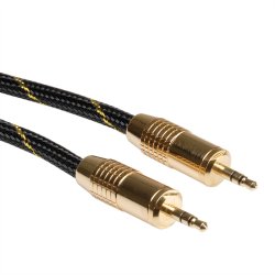 ROLINE GOLD 3.5mm Audio Connetion Cable, M/M, 5 m