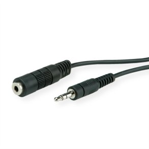 ROLINE 3.5mm Extension Cable, M/F, 3 m