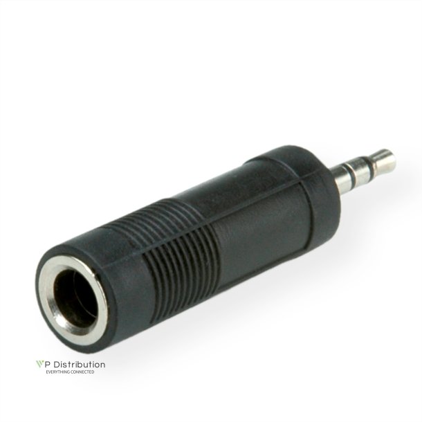 ROLINE Stereo Adapter 3.5 mm Male - 6.35 mm Female