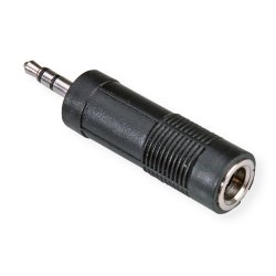 ROLINE Stereo Adapter 3.5 mm Male - 6.35 mm Female