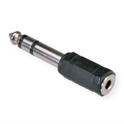ROLINE Stereo Adapter 6.35 mm Male - 3.5 mm Female