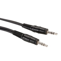 ROLINE 3.5mm Cable, M-M, 1 m