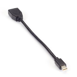 Black Box Mini-Displayport 1.2 Male To Displayport 1.2 Female Adapter
