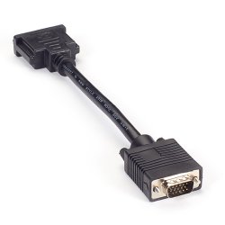 Black Box Vga Male To Dvi-I Female Video Adapter Dongle