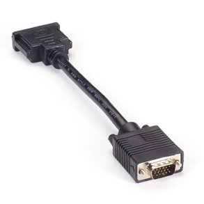 Black Box Vga Male To Dvi-I Female Video Adapter Dongle