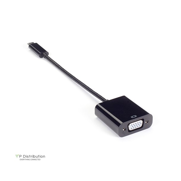 Black Box Usb 3.1 Type C Male To Vga Female Video Adapter Dongle